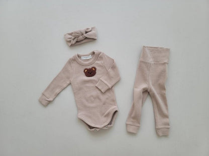 [PRE-ORDER] Arche Bear Body Suit + Leggings + Hair Band Set