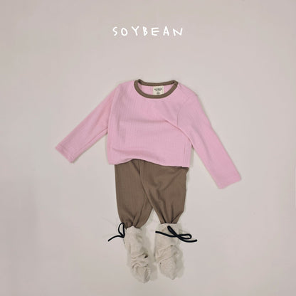 [PRE-ORDER] Two Tone Ribbed Home Wear Set