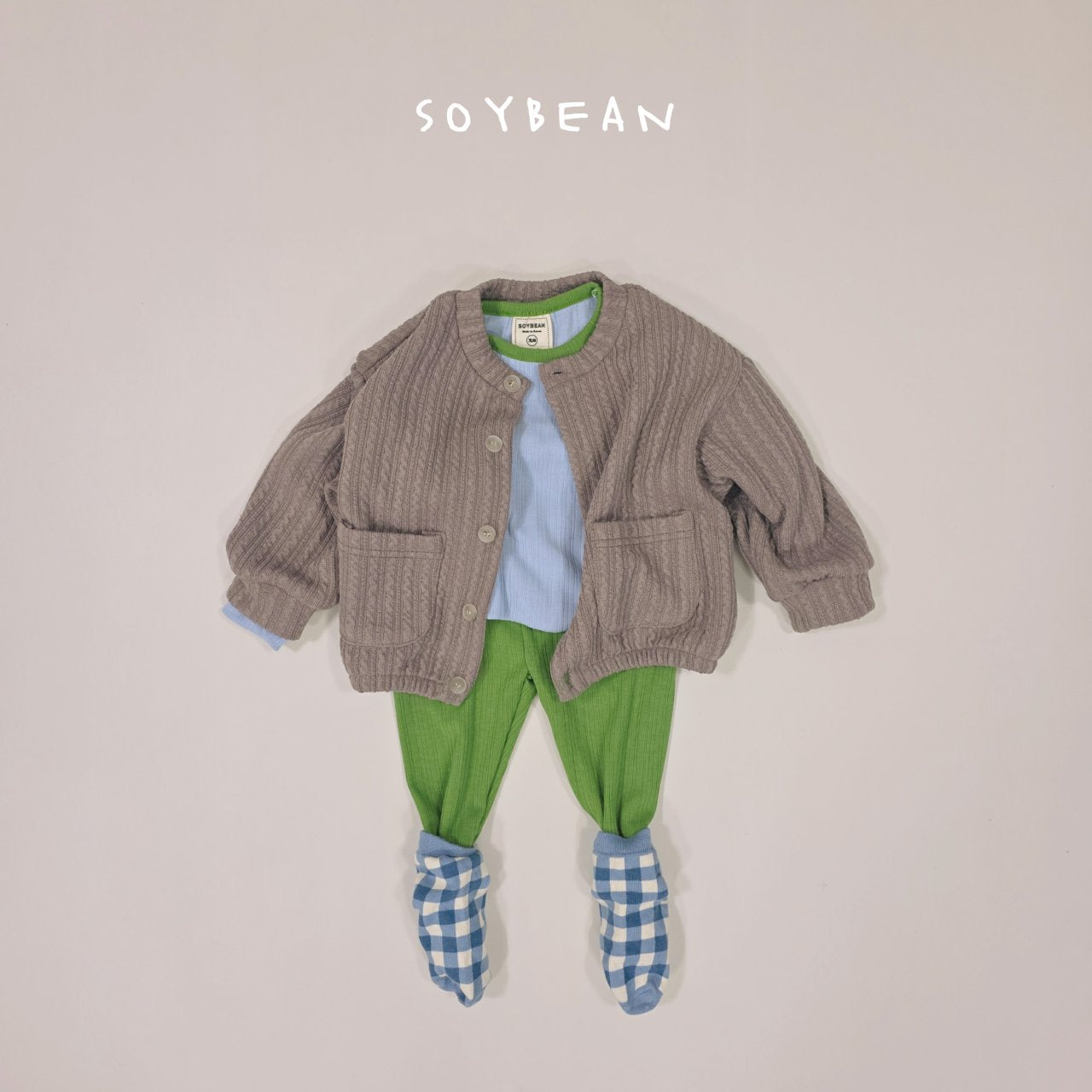 [PRE-ORDER] Two Tone Ribbed Home Wear Set