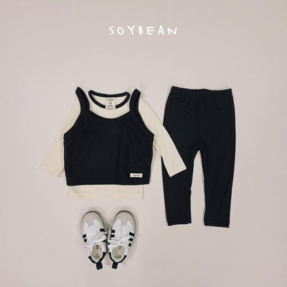 [PRE-ORDER] Two Tone Ribbed Home Wear Set