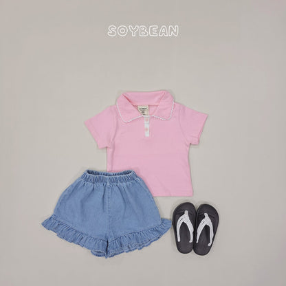 [PRE-ORDER] Collar Lace T-Shirts