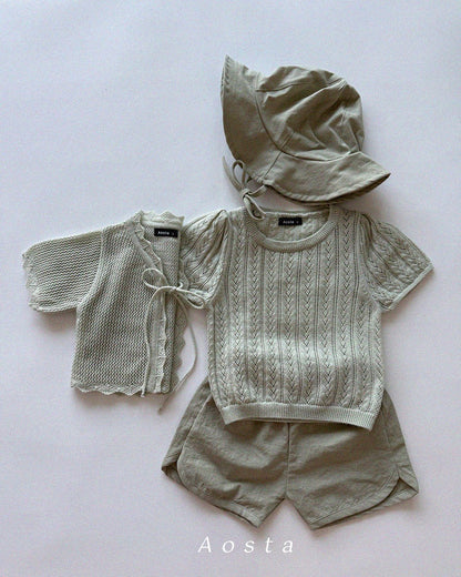 [PRE-ORDER] Knit Eyelet Top