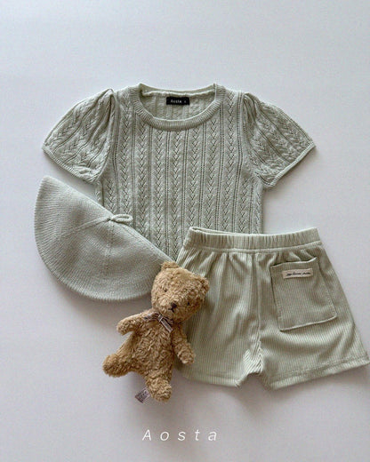 [PRE-ORDER] Knit Eyelet Top