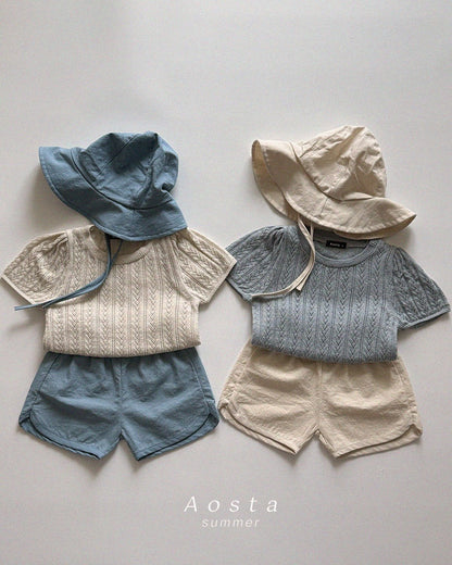 [PRE-ORDER] Knit Eyelet Top