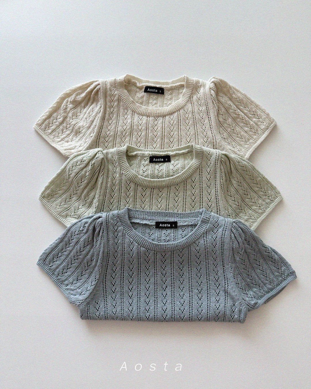 [PRE-ORDER] Knit Eyelet Top