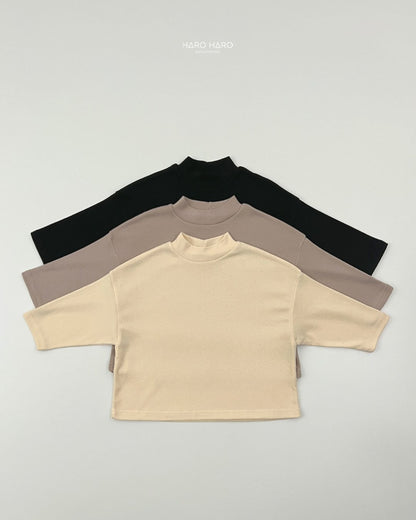 [PRE-ORDER] Simple Loose Fit Turtleneck T-Shirts