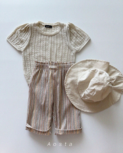 [PRE-ORDER] Knit Eyelet Top