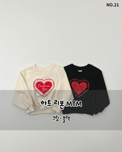 [PRE-ORDER] Heart Ribbon Sweatshirts