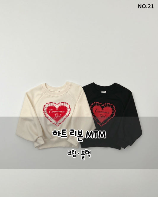 [PRE-ORDER] Heart Ribbon Sweatshirts