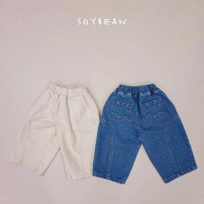 [PRE-ORDER] Curve Line Denim Pants