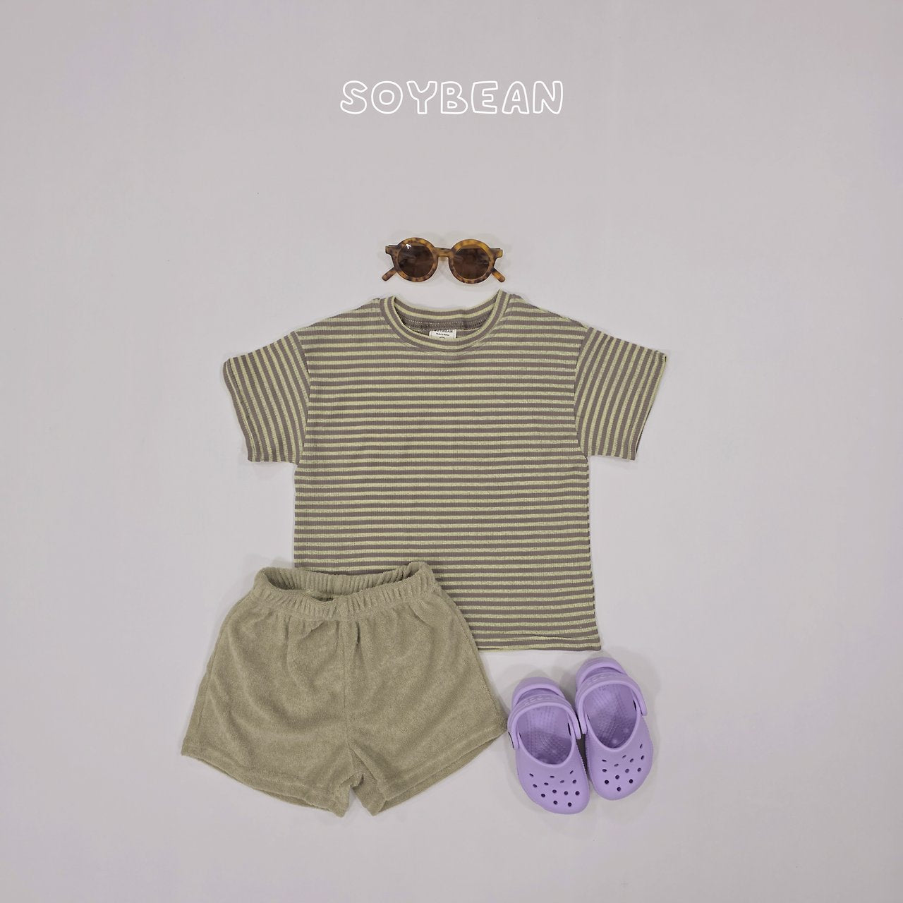 [PRE-ORDER] Ice Terry Top Bottom Set