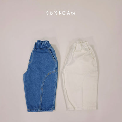 [PRE-ORDER] Curve Line Denim Pants