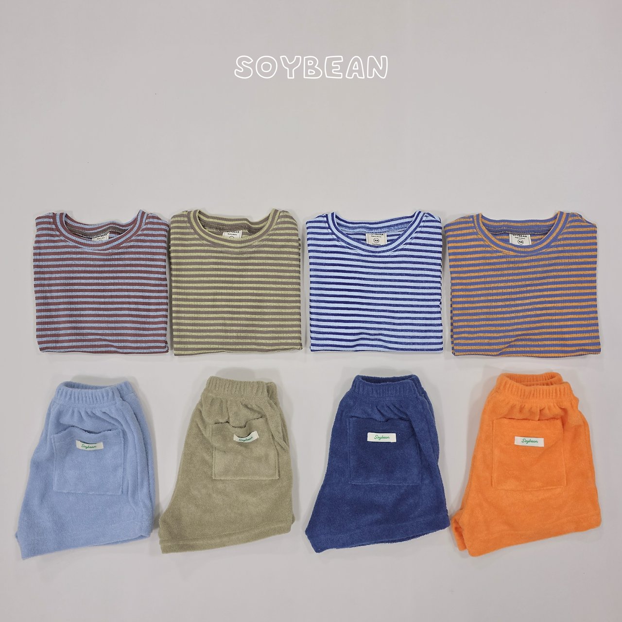 [PRE-ORDER] Ice Terry Top Bottom Set