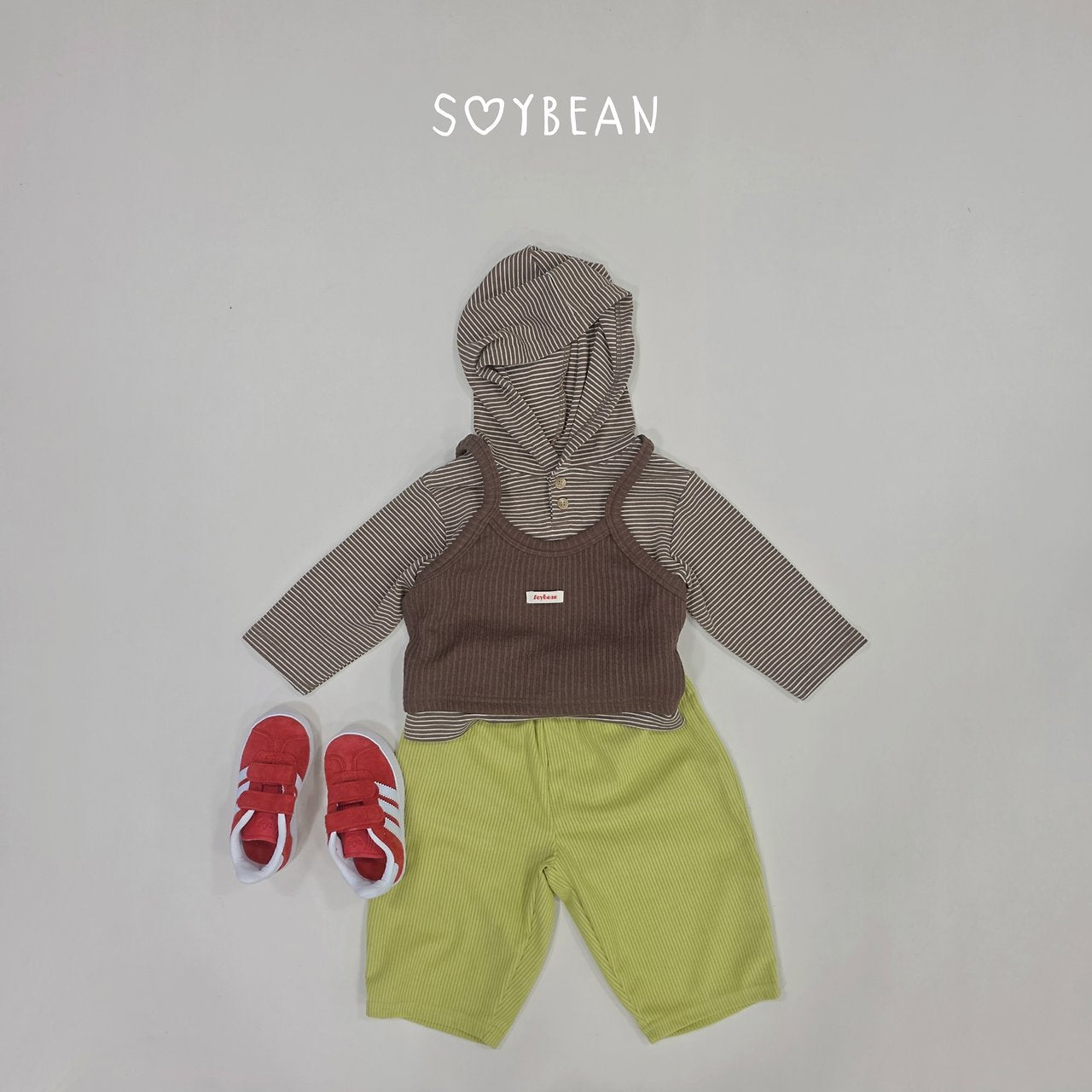[PRE-ORDER] Stripe Button Hoodie T-Shirts