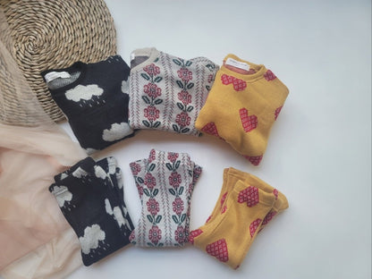 [PRE-ORDER] Knit Top Boot-Cut Pants Set