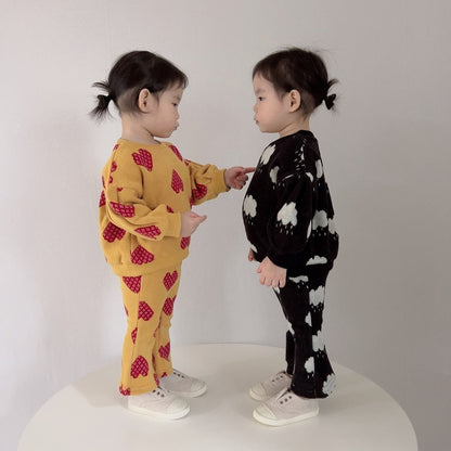 [PRE-ORDER] Knit Top Boot-Cut Pants Set