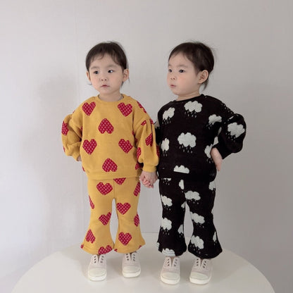 [PRE-ORDER] Knit Top Boot-Cut Pants Set