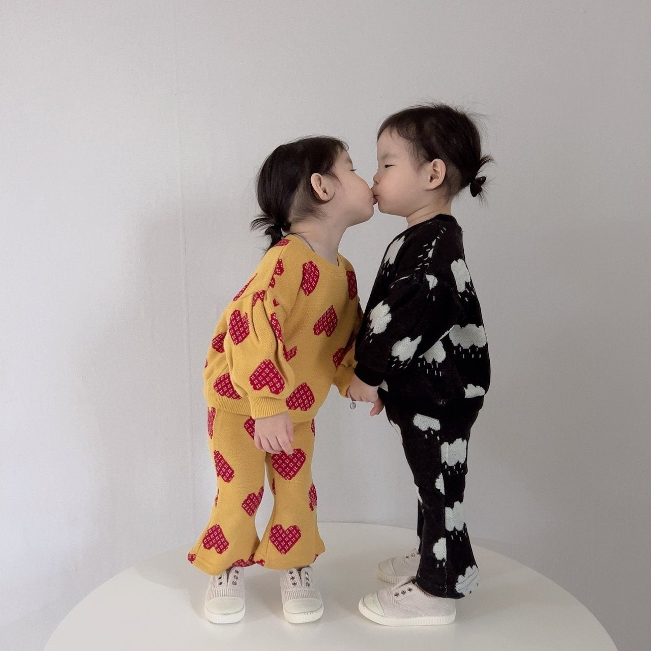 [PRE-ORDER] Knit Top Boot-Cut Pants Set