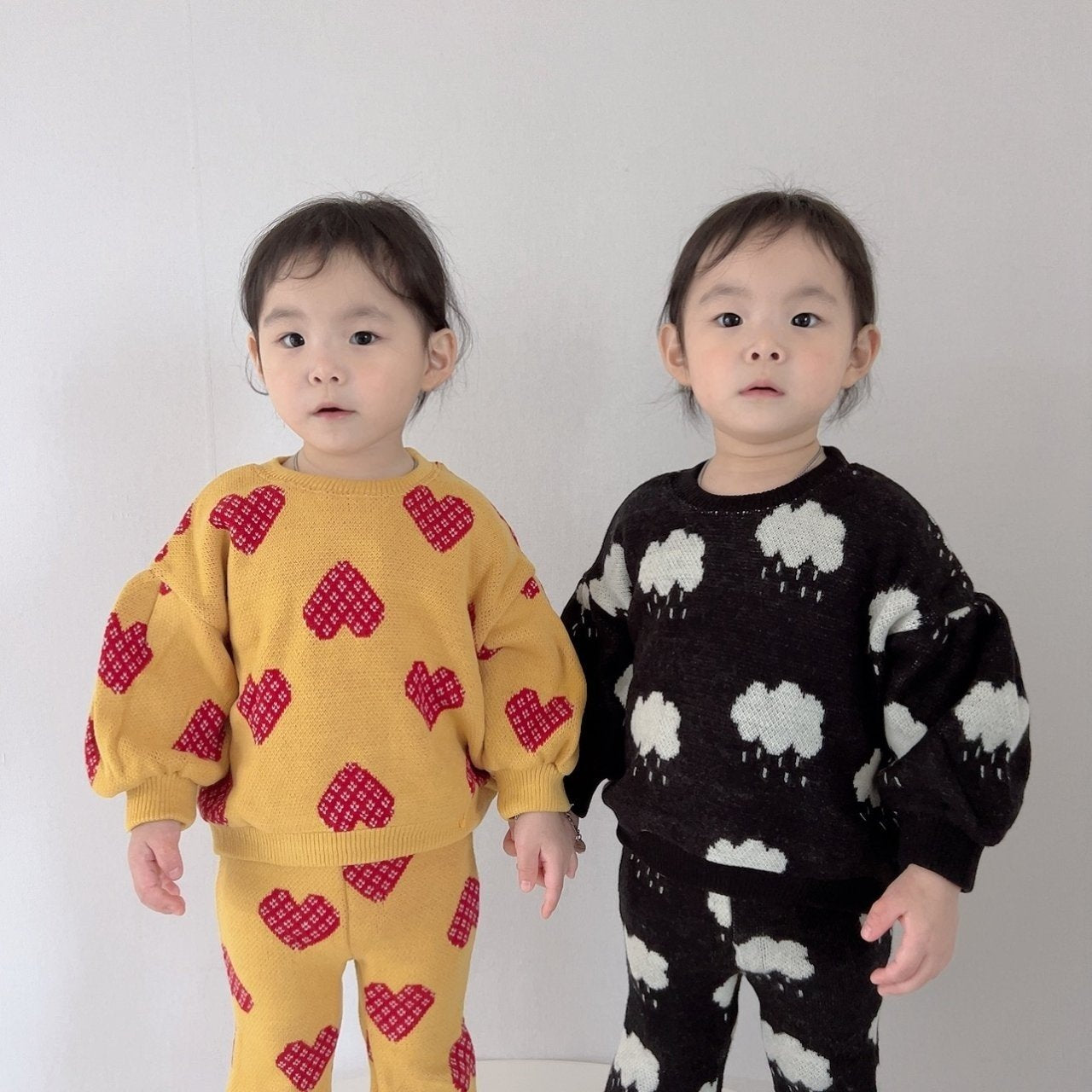 [PRE-ORDER] Knit Top Boot-Cut Pants Set