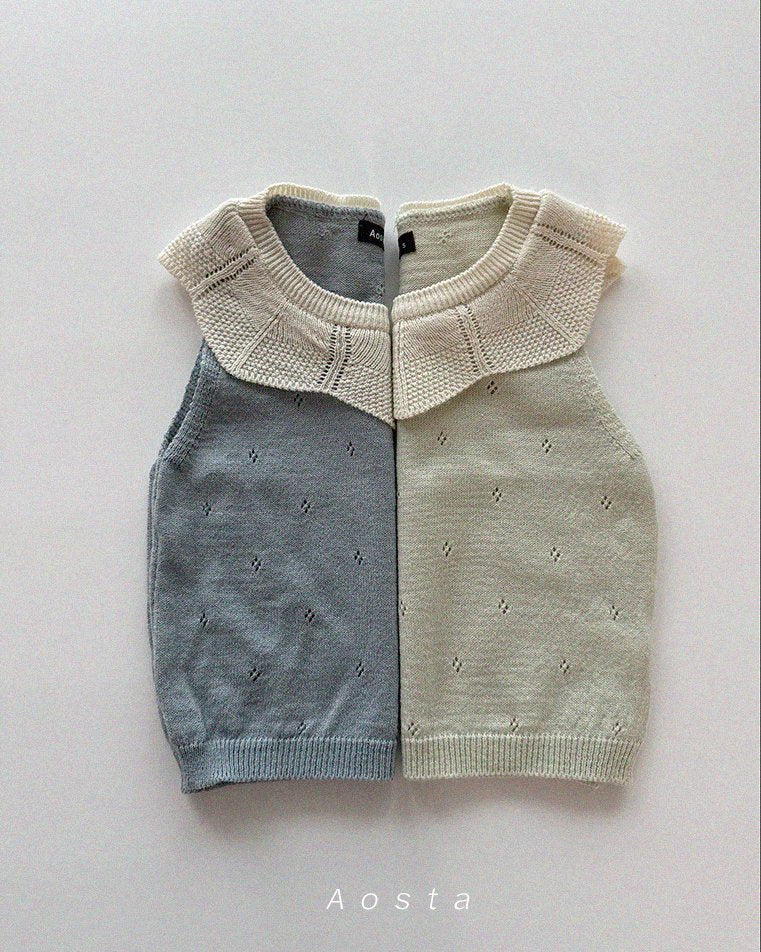 [PRE-ORDER] Knit Frill Top