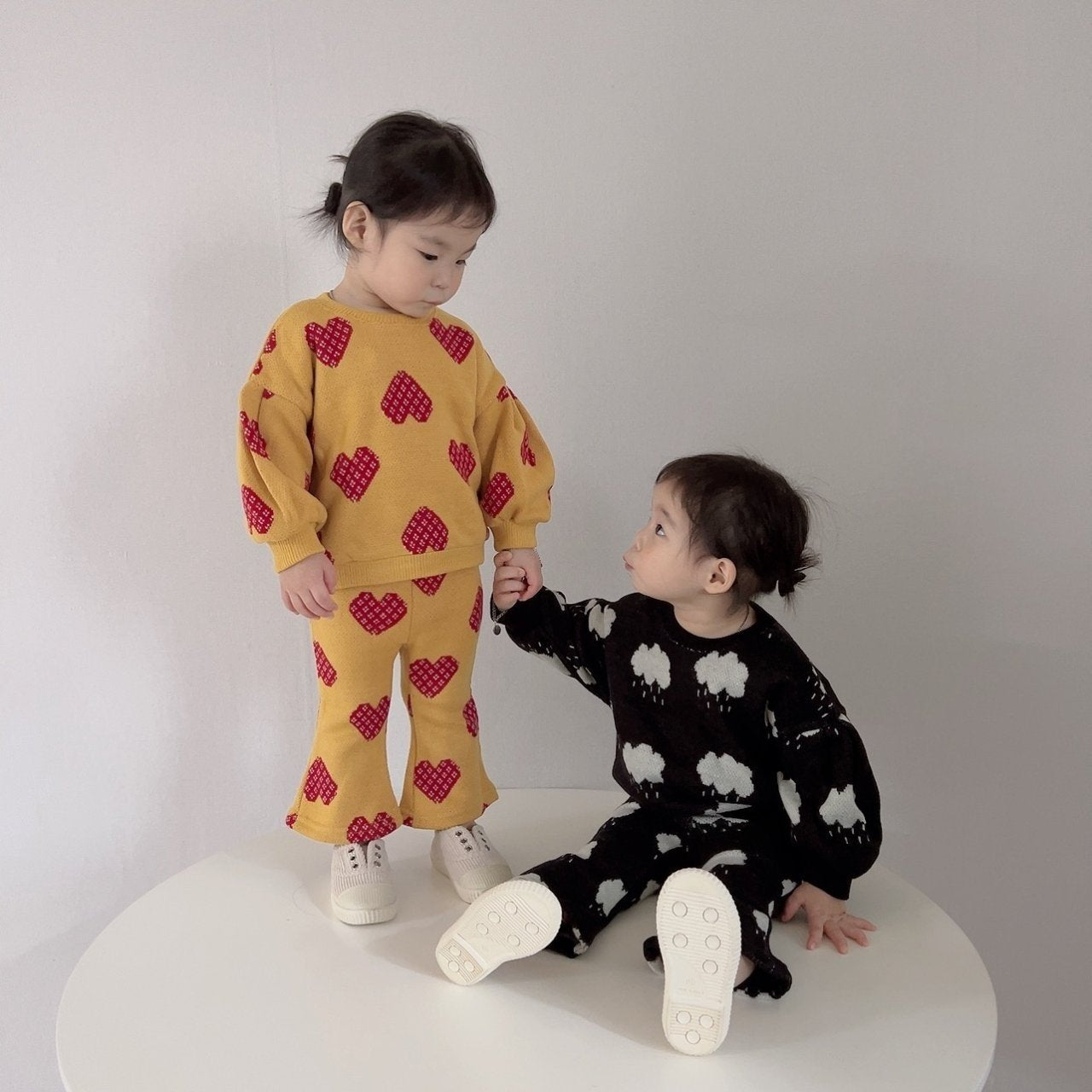 [PRE-ORDER] Knit Top Boot-Cut Pants Set