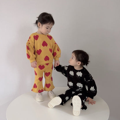 [PRE-ORDER] Knit Top Boot-Cut Pants Set