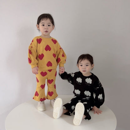 [PRE-ORDER] Knit Top Boot-Cut Pants Set