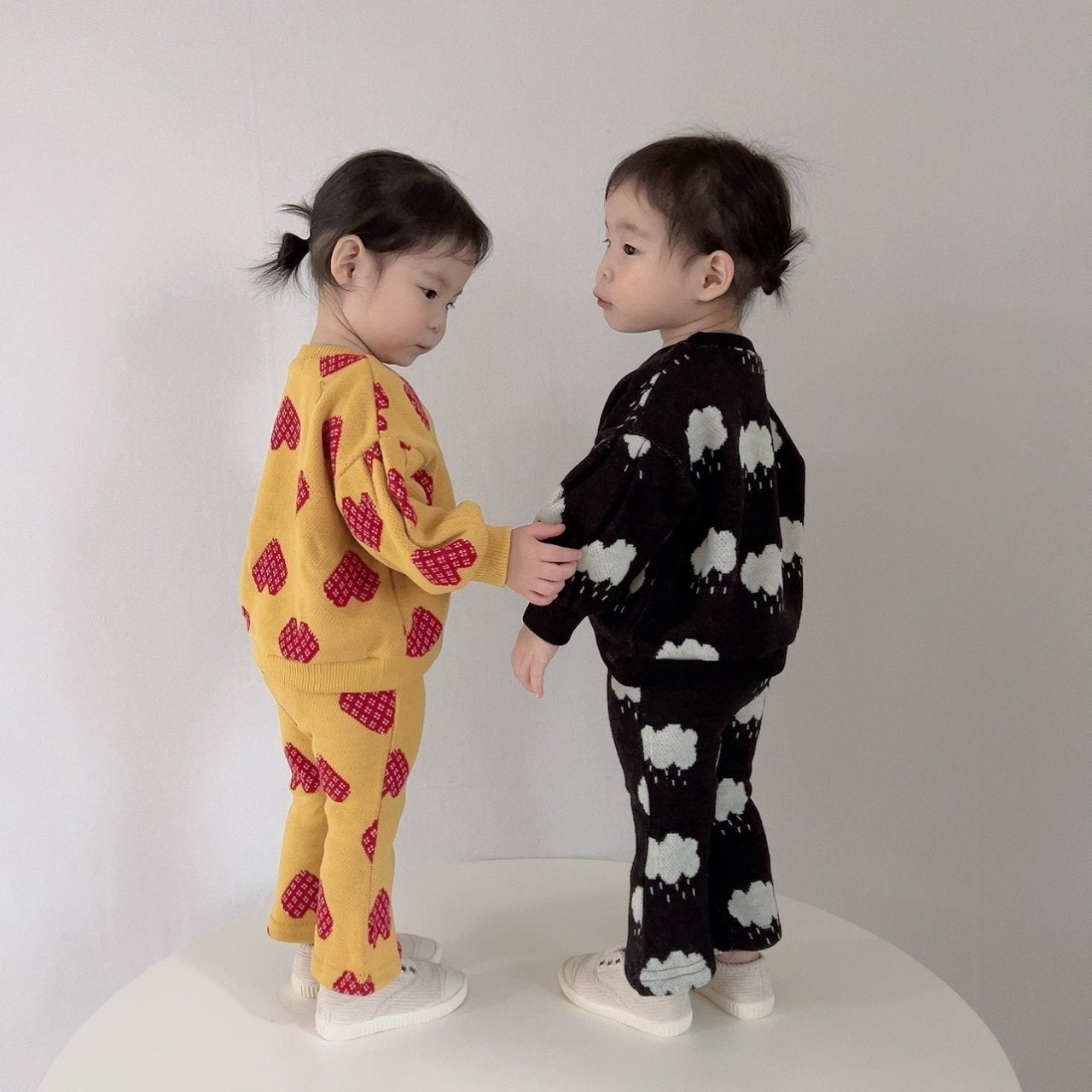 [PRE-ORDER] Knit Top Boot-Cut Pants Set