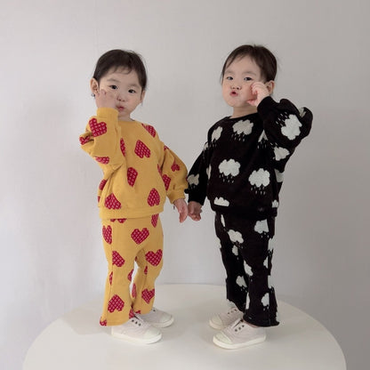 [PRE-ORDER] Knit Top Boot-Cut Pants Set