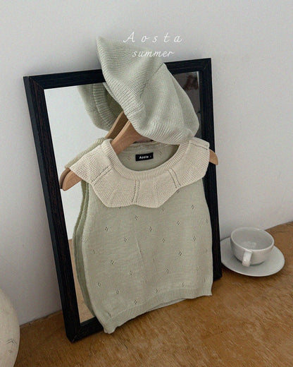 [PRE-ORDER] Knit Frill Top