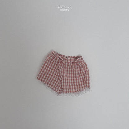 [PRE-ORDER] Check Frill Shorts