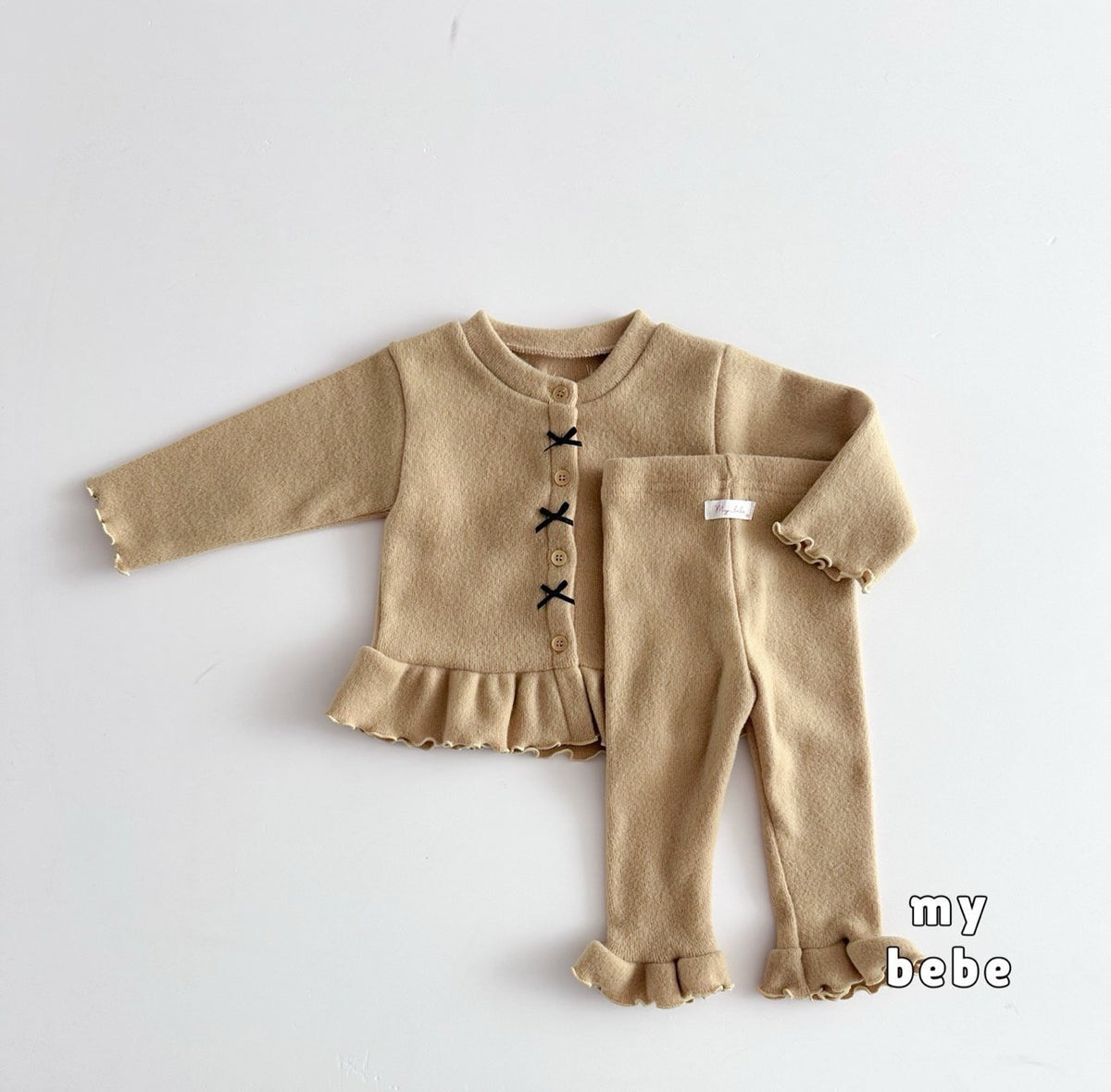 [PRE-ORDER] Winter Frill Ribbon Cardigan