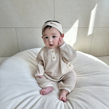 [PRE-ORDER] Button Body Suit + Hair Band Set