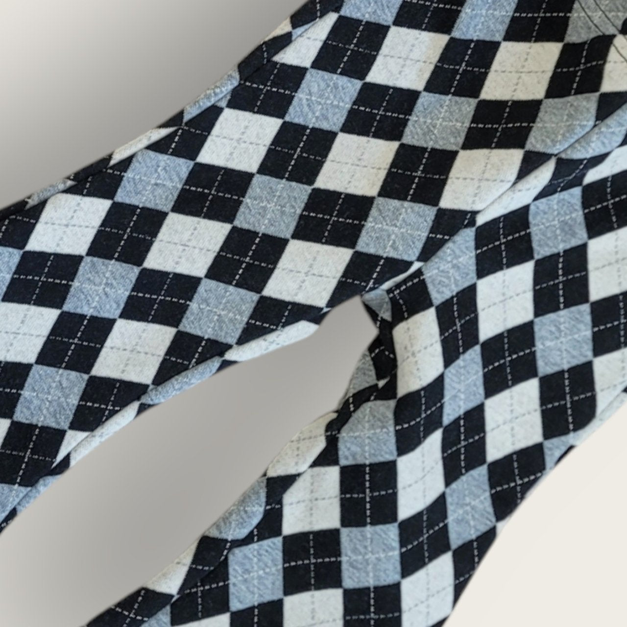 [PRE-ORDER] Mix Argyle Vest Bottom Set