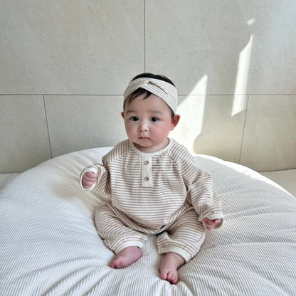 [PRE-ORDER] Button Body Suit + Hair Band Set