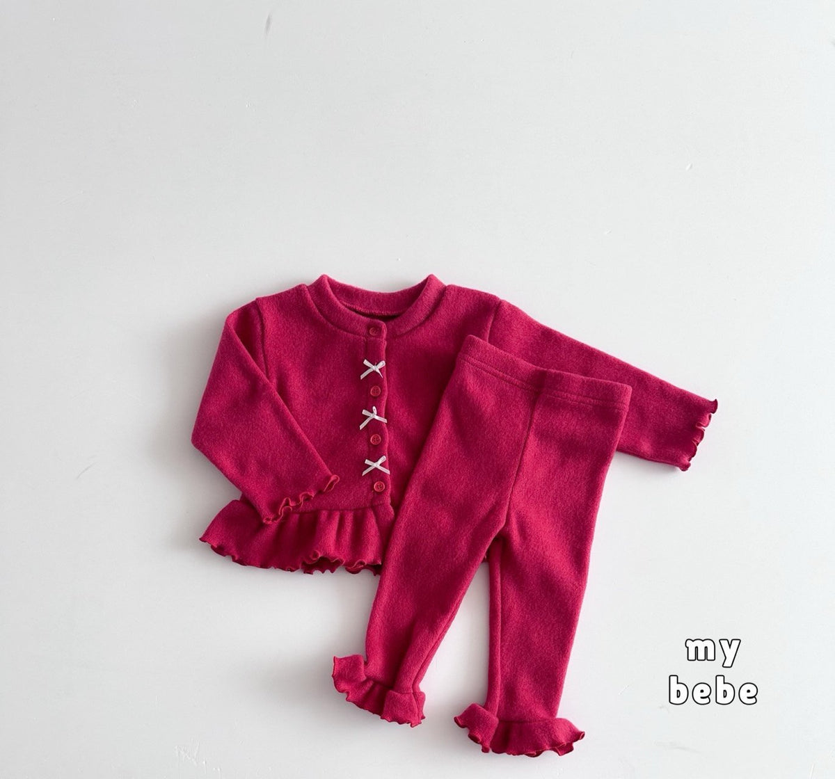 [PRE-ORDER] Winter Frill Ribbon Cardigan