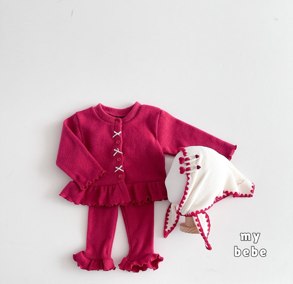 [PRE-ORDER] Winter Frill Ribbon Cardigan