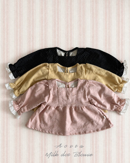 [PRE-ORDER] Milk Dot Blouse