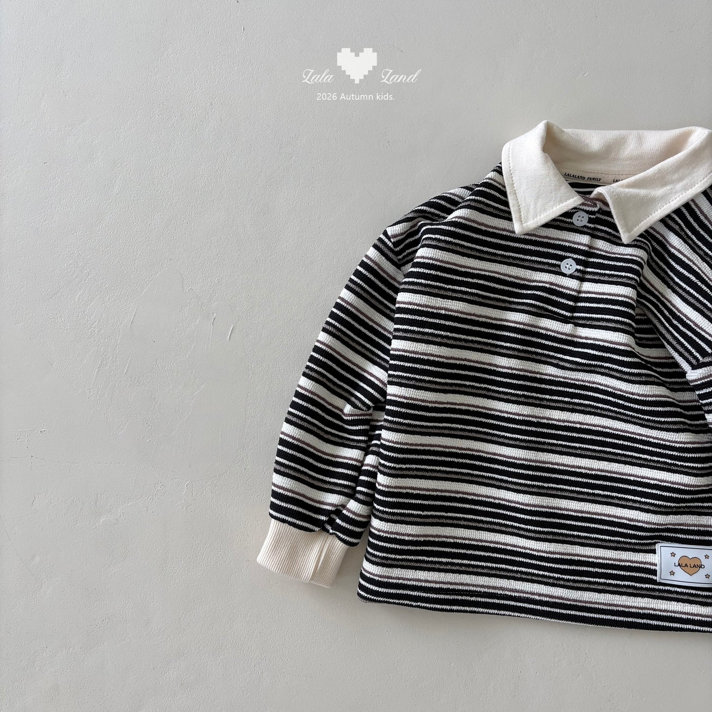 [PRE-ORDER] Pigment Stripe Collar T-Shirts