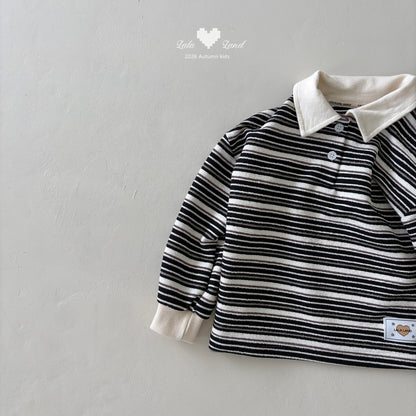 [PRE-ORDER] Pigment Stripe Collar T-Shirts