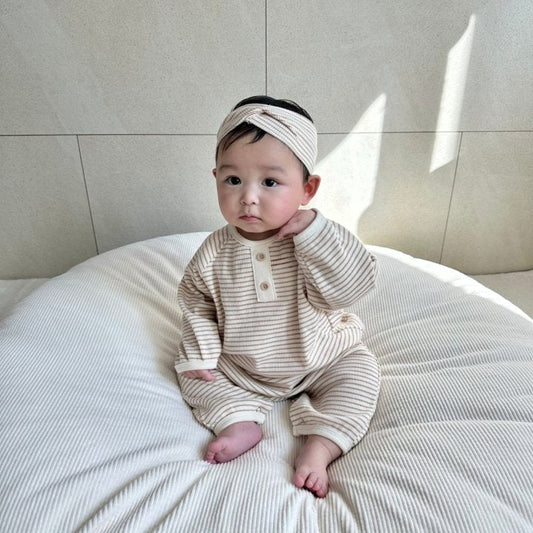[PRE-ORDER] Button Body Suit + Hair Band Set