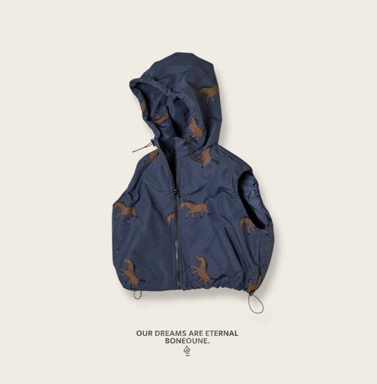 [PRE-ORDER] Autumn Horse Hoodie Vest