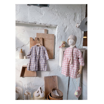 [PRE-ORDER] Margaret Check Dress