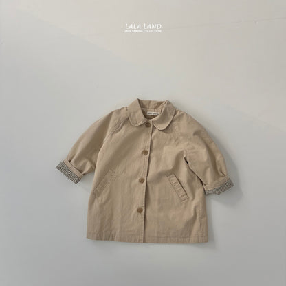 Spring Trench Coat [Cream/M(3-4yr)]