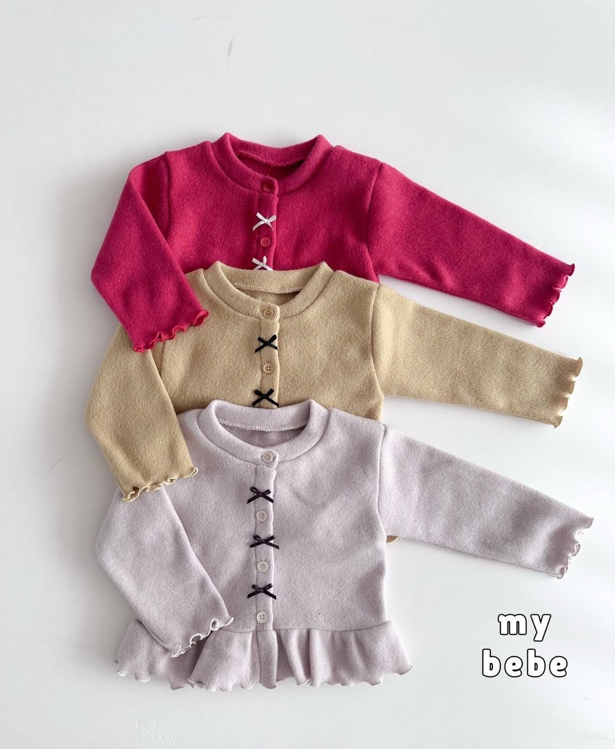 [PRE-ORDER] Winter Frill Ribbon Cardigan