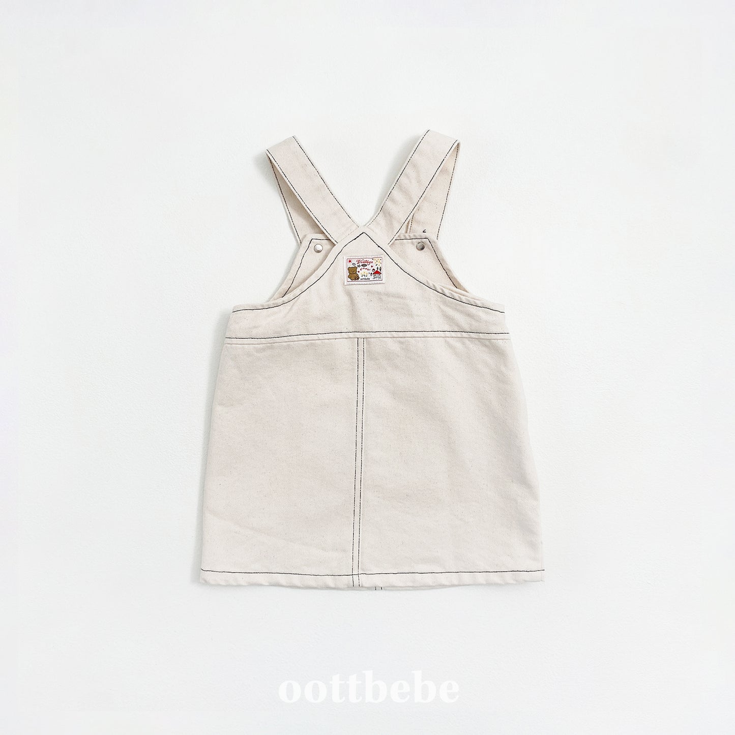 [PRE-ORDER] Denim Suspender Dress