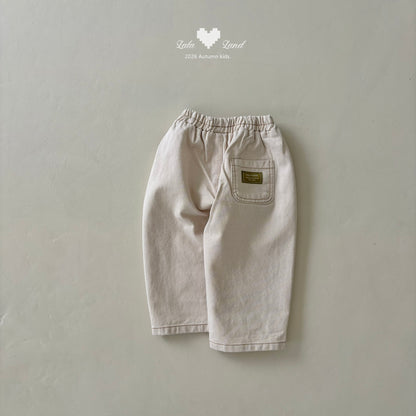 [PRE-ORDER] Wide Curved Denim Pants