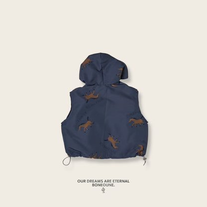 [PRE-ORDER] Autumn Horse Hoodie Vest