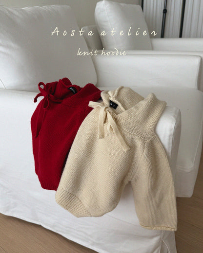 Cookie Sweater Hoodie Top [Red/L(3-5yr)]