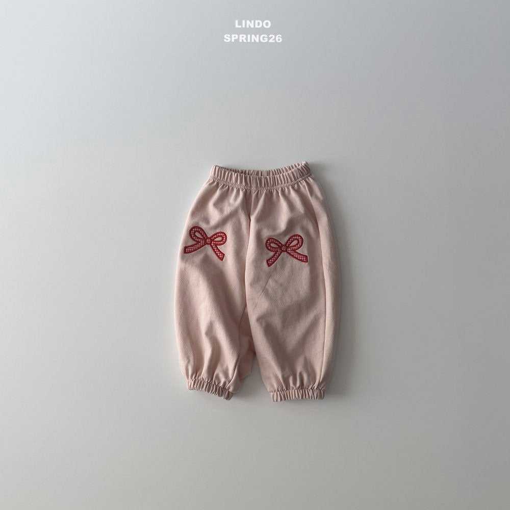 [PRE-ORDER] Check Ribbon Jogger Pants